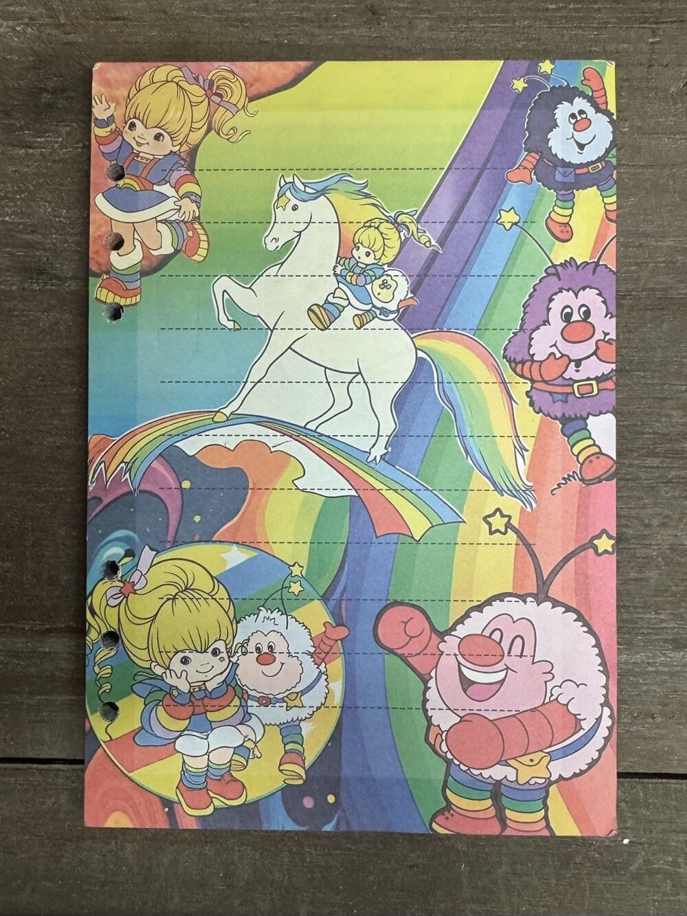 Rainbow Brite Size A5 Refill Paper (50 Sheets)